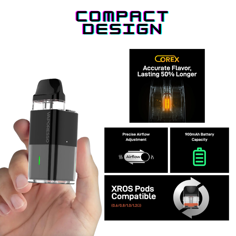 Compact Vape Size Of Xros Cube Kit 