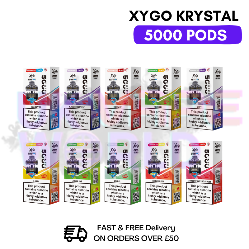 Xygo Krystal 5000 Replacement Pods - £3.99