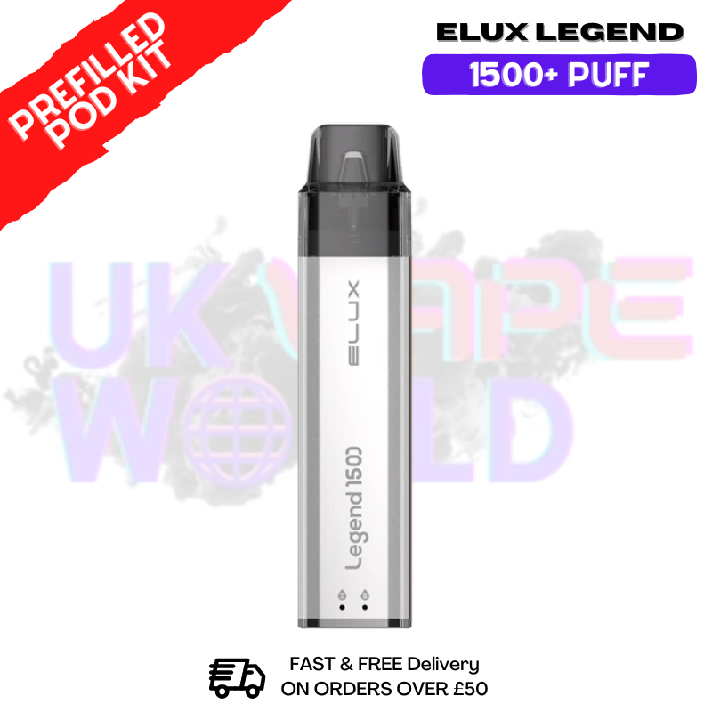ELUX LEGEND 1500+ Puff Prefilled Pod Kit - ONLY 6.99 ELUX LEGEND 1500+ Puff Prefilled Pod Kit - ONLY 6.99