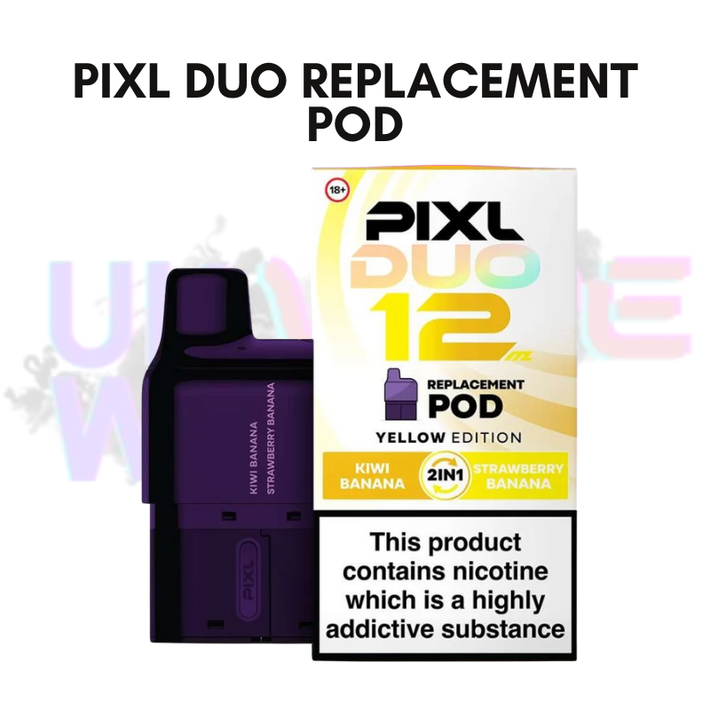 Yellow Edition Pixl Duo Replacement Pods - Box Of 10
