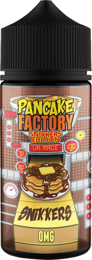 Pancake Factory Snikkers 100ml Shortfill E-liquid