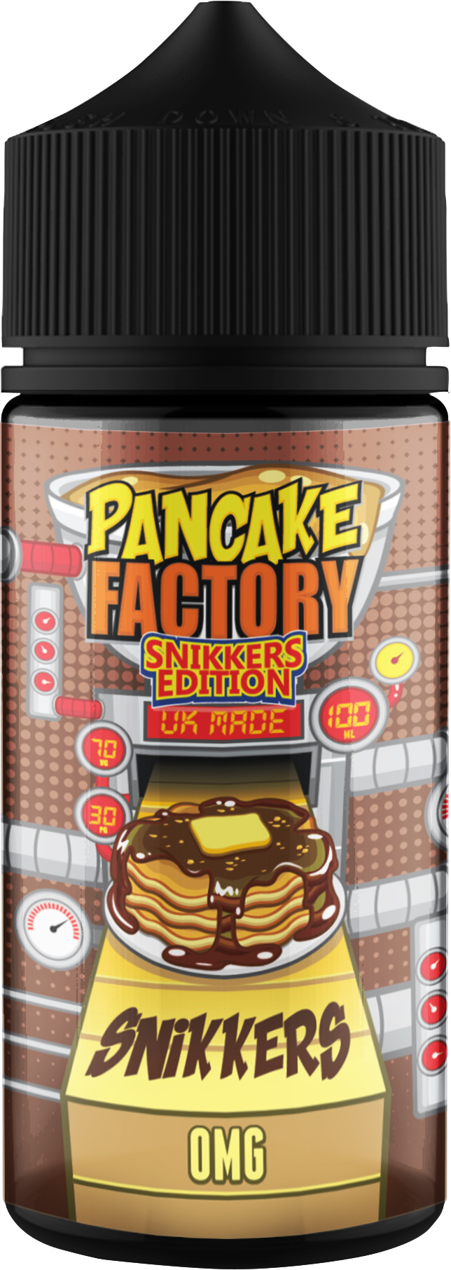 Pancake Factory Snikkers 100ml Shortfill E-liquid