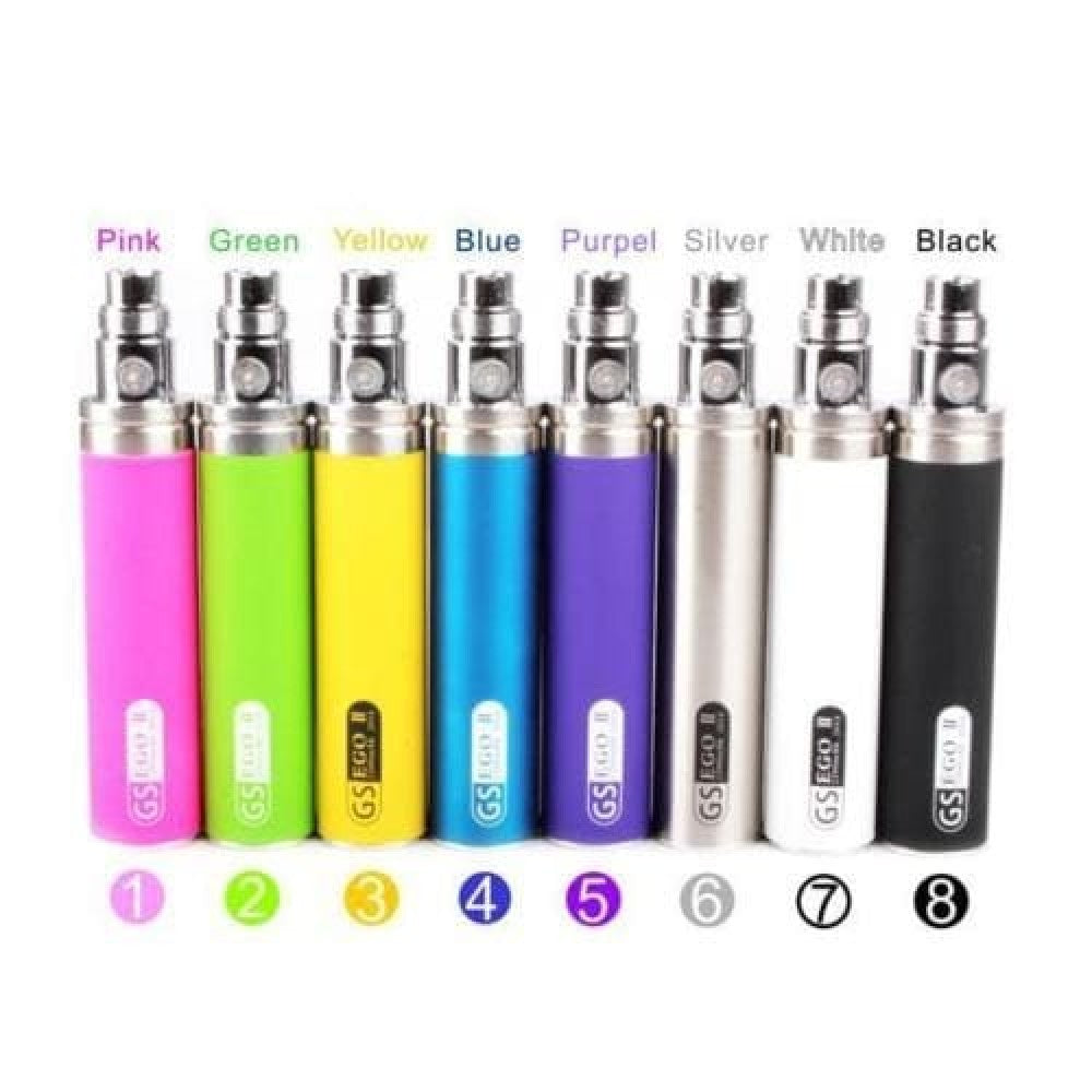 GS EGO 2 II 2200 Mah Battery All Colours With Charging Cable - UK VAPE WORLD