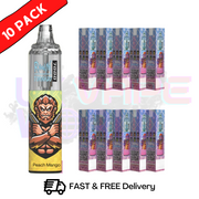 Peach Mango - Tornado 7000 Puff Bar R and M Pack Of 10 Vape Pen