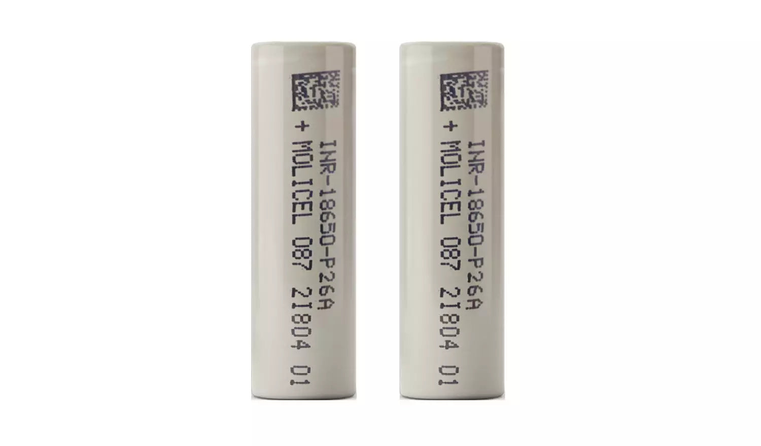 Molicel P26A 18650 Rechargeable Battery x 2 