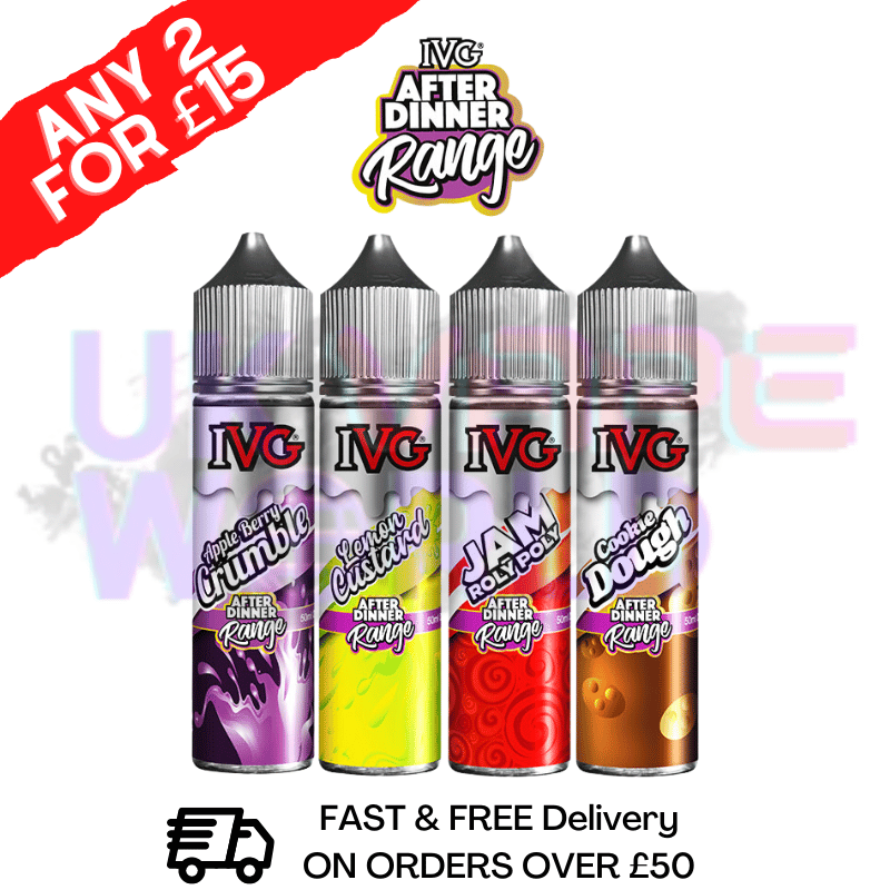 AFTER DINNER RANGE - IVG eJuice 50ML Eliquid - UK Vape World