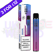 Grape Energy By Aroma King 600 Puffs Disposable - 3 FOR £12 Deal