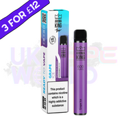 Grape ICE By Aroma King 600 Puffs Disposable - 3 FOR £12 Deal