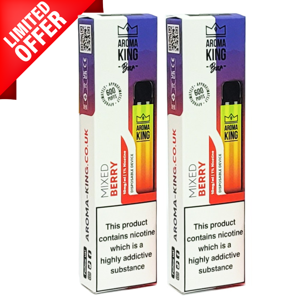 Mixed Berries By Aroma King 600 Puffs Disposable - Multibuy Offers - UK Vape World 