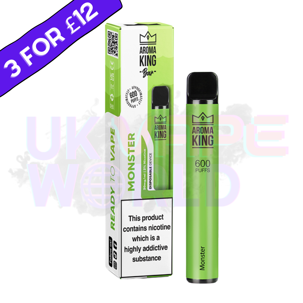 Monster By Aroma King 600 Puffs Disposable