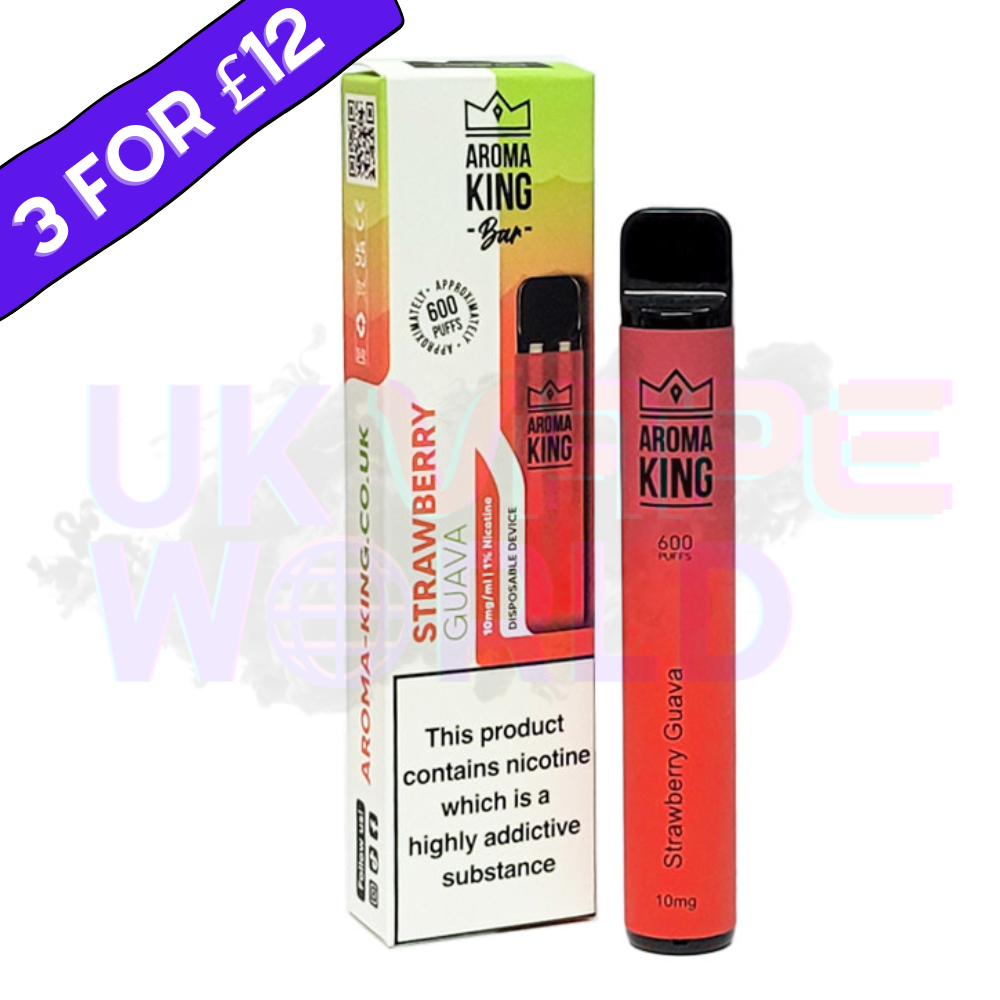 Strawberry Guava By Aroma King 600 Puffs Disposable