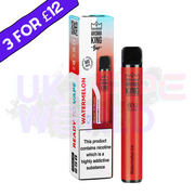 Watermelon Ice By Aroma King 600 Puffs Disposable - 3 FOR £12 Deal