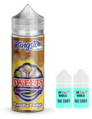 Kingston Sweets Banilla Fudge with 2 nicshots | UK Vape World