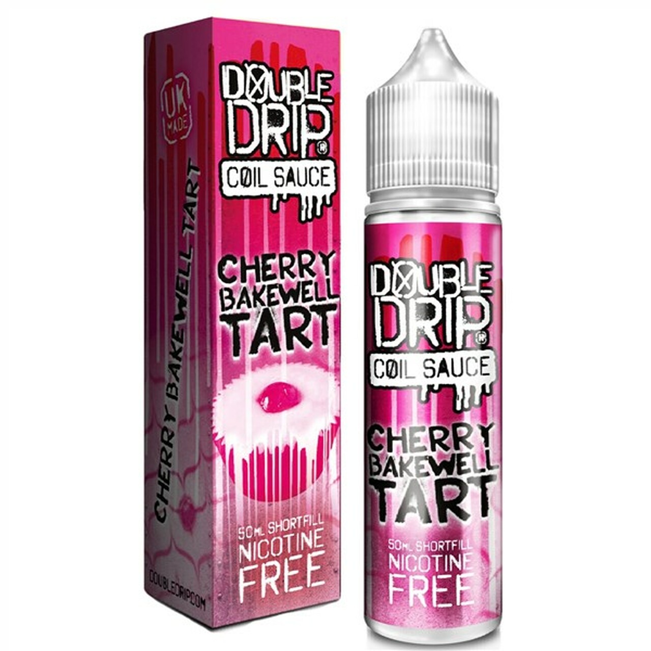 Cherry Bakewell Tart 50ml Shortfill By Double Drip