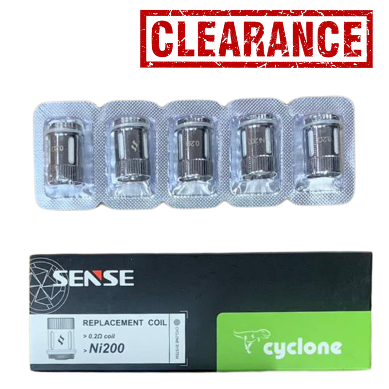 SENSE CYCLONE COILS NI200 0.2OHM | Vape Clearance | UK Vape World