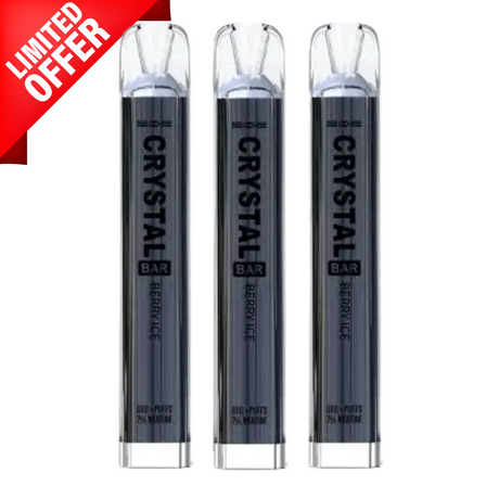 Berry Ice By Crystal Bar 600 Puffs Disposable - Multibuy Offer - 3 FOR £12