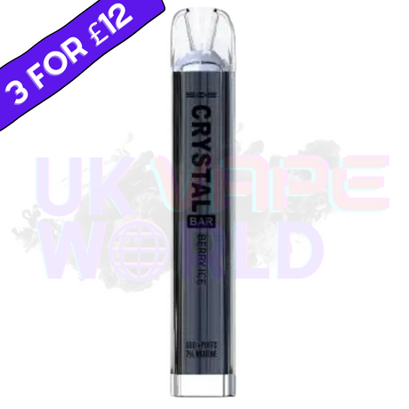 Berry Ice By Crystal Bar 600 Puffs Disposable