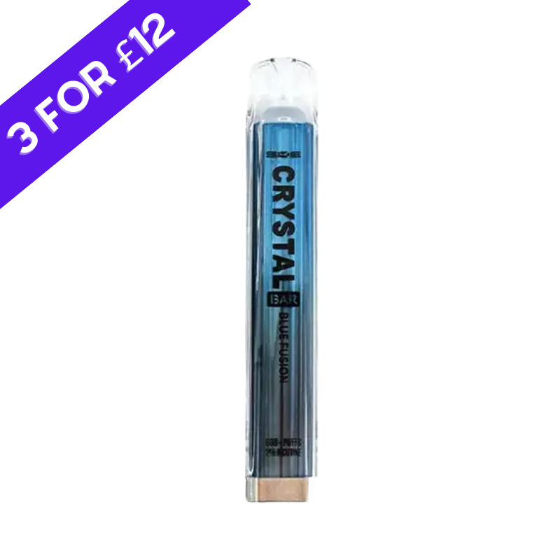 Blue Fusion By Crystal Bar 600 Puffs Disposable - UK Vape World