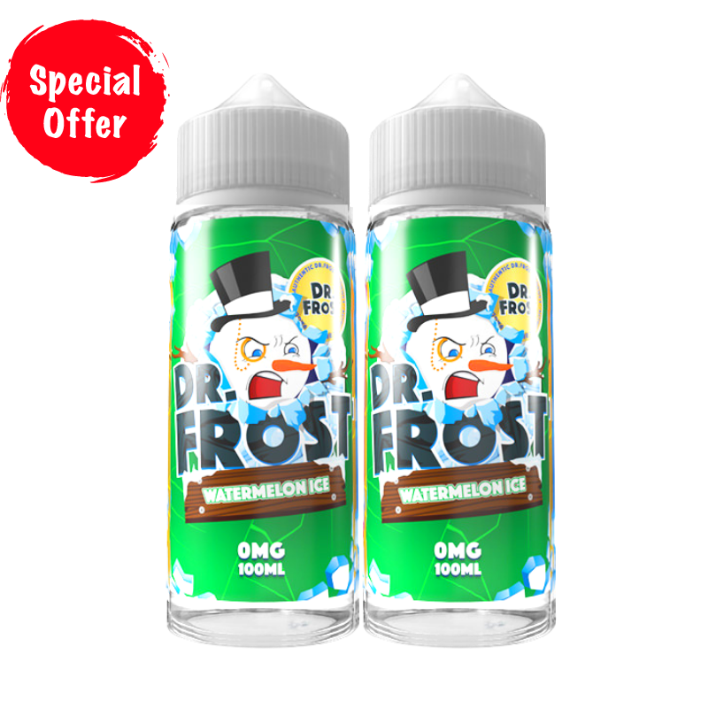 Watermelon ice - Dr Frost Shortfill E Juices - Special Offer: Buy Any 2 For £15.99