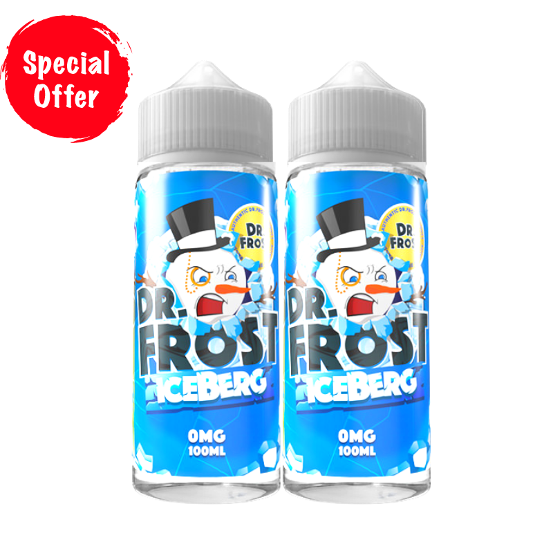Dr Frost Shortfill E Juices - Special Offer: Buy Any 2 For £15.99- iceberg 
