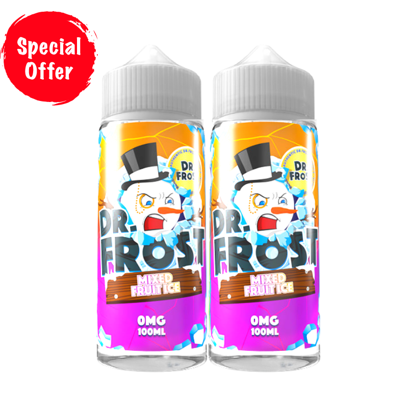 Mixed Fruit Dr Frost Shortfill E Juices - Special Offer: Buy Any 2 For £15.99