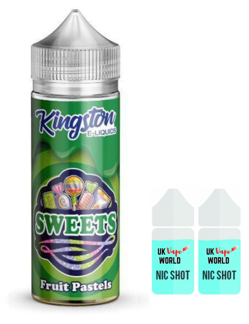 Kingston Sweets Fruit Pastels with 2 Nicshots | UK Vape World