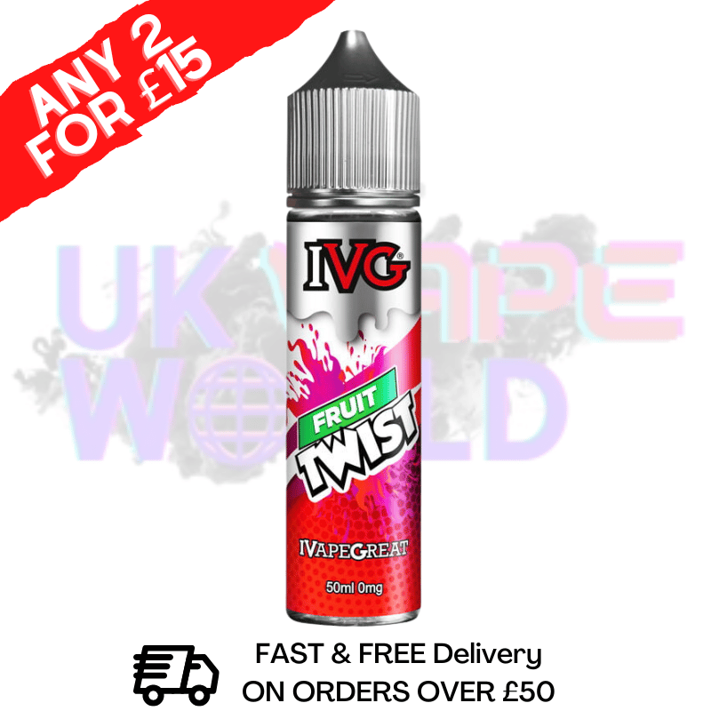 Fruit Twist IVG Shortfill Juice 50ML Eliquid - CLASSICS RANGE - ANY 2 FOR £15 - UK Vape World