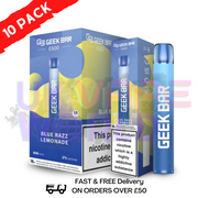 Geek Bar E600 Disposable Vape Device Kit 600puffs Pack Of 10 - UK Vape World 