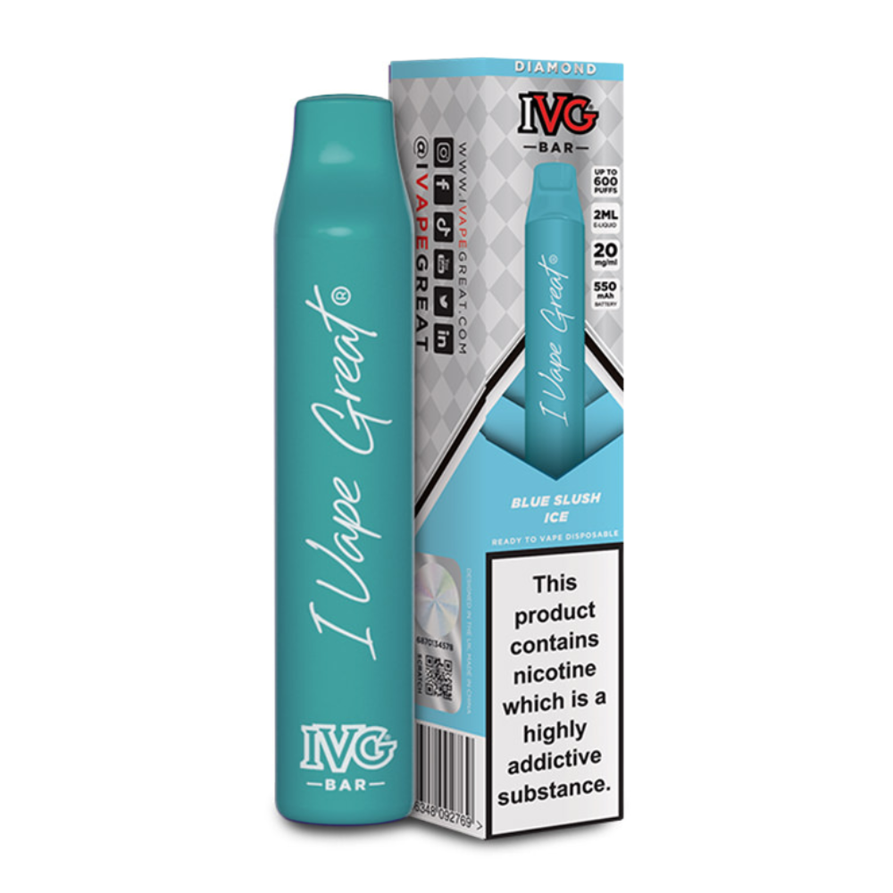 Blue Slush Ice By IVG Diamond Disposable Bar