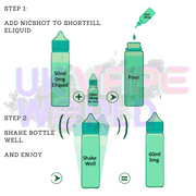 Shortfill Eliquids - Instructions for use - UK Vape World