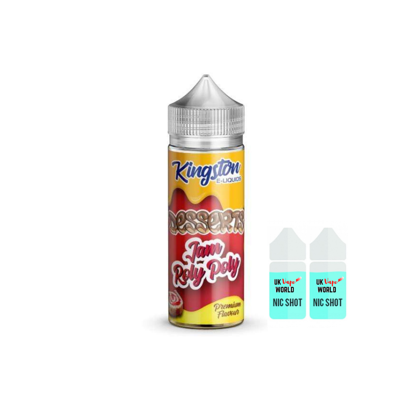 Kingston Desserts Jam Roly Poly With 2 Nicshots