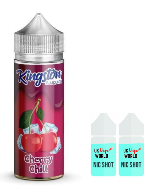 Kingston Cherry Chill 100ml Shortfill With 2 Nicotine Shots | UK Vape World