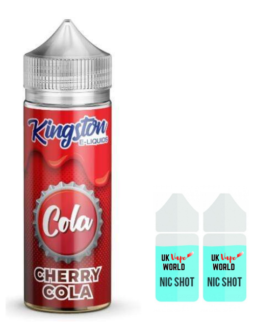 Kingston Cola Cherry Cola With 2 Nicotine Shots | UK Vape World