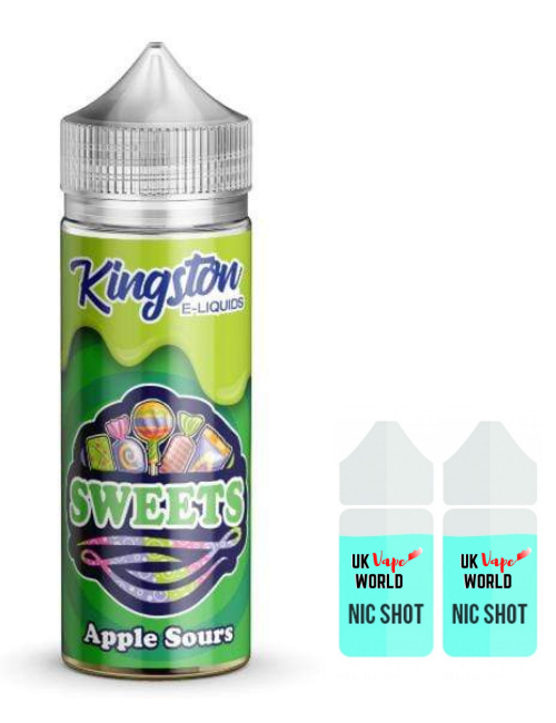  Kingston Sweets Apple Sours With 2 Nicshots | UK Vape World