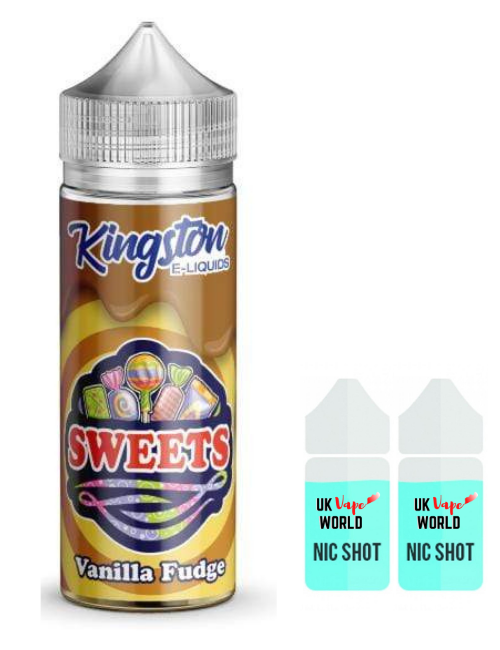 Kingston Sweets Vanilla Fudge With 2 Nicshots | UK Vape World
