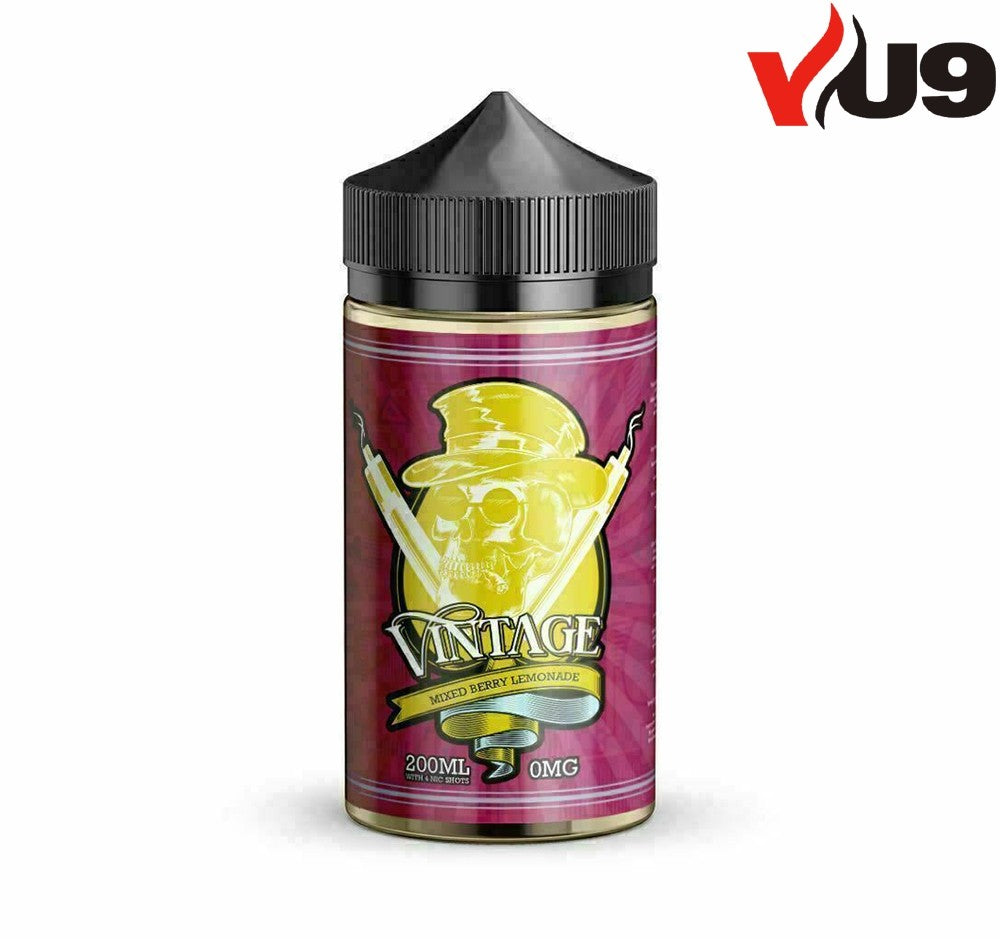 VINTAGE PREMIUM E-LIQUID 200ml E JUICE VAPE JUICE FLAVOUR OIL - UK VAPE WORLD
