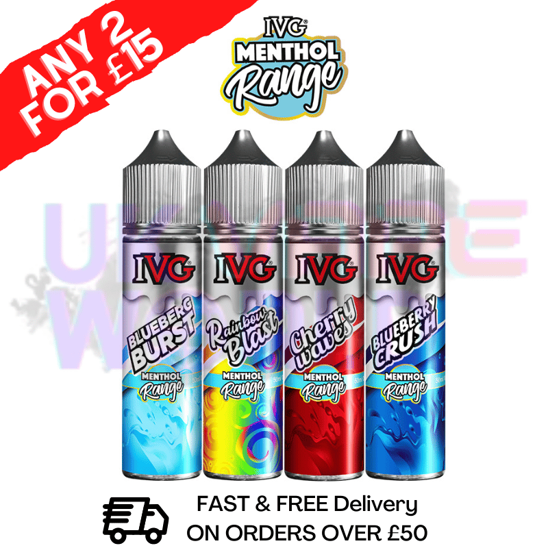 MENTHOL RANGE IVG 50ML Ejuice - UK Vape World