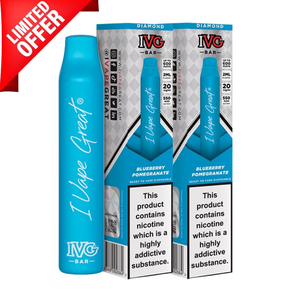 Blueberry Pomegranate By IVG Bar Diamond Disposable | Bulk Offers ... Blueberry Pomegranate By IVG Bar Diamond Disposable | Bulk Offers ...