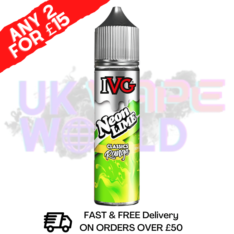 Neon lime ivg shortfill juice 50ml eliquid any 2 for 15