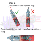 Step 1 - Instructions For Use Sour Apple - Tornado 7000 Puff Bar R and M Pack Of 10 Vape Pen