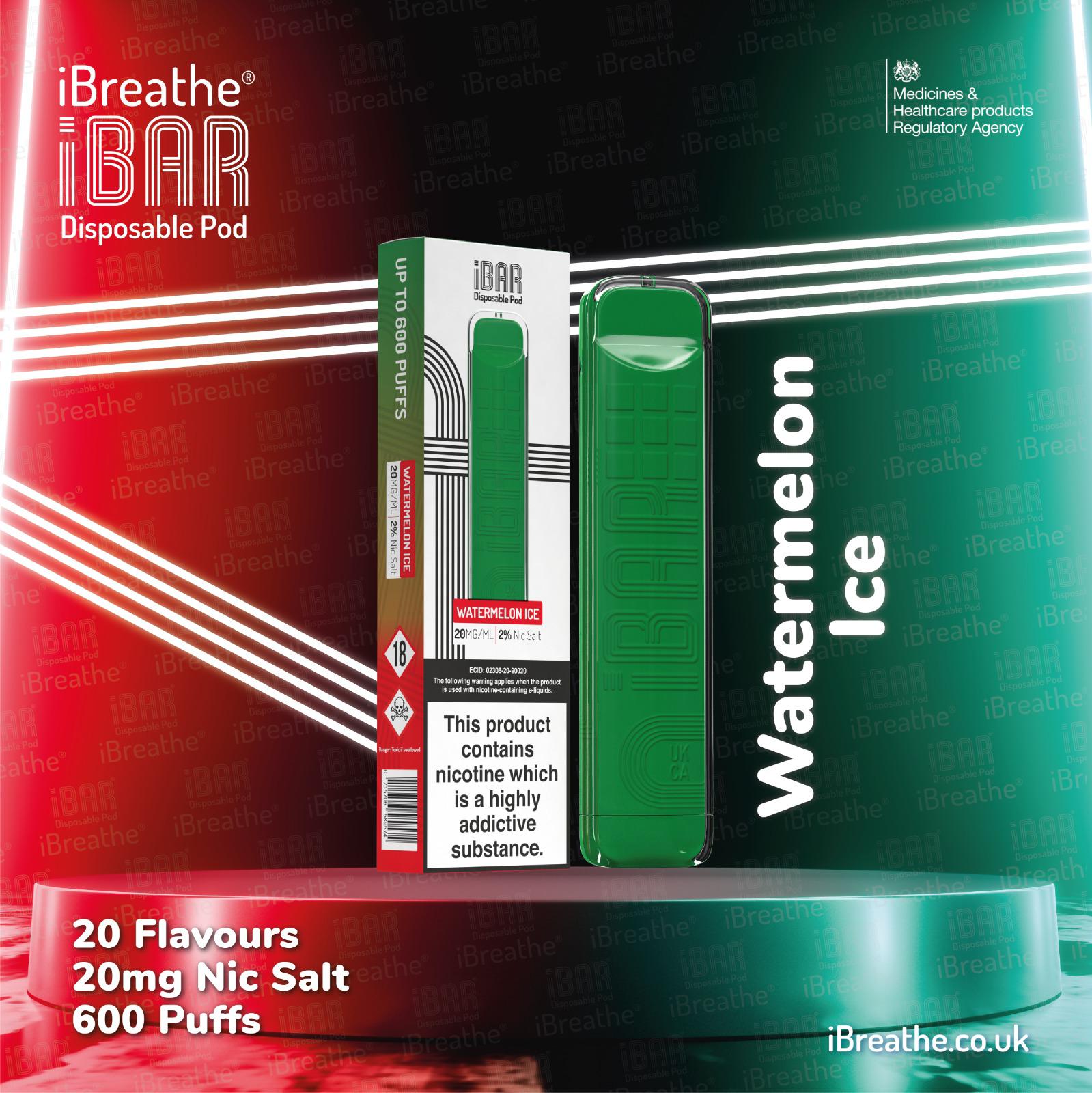 i-Breathe i-Bar Disposable Pod / UK Vape world