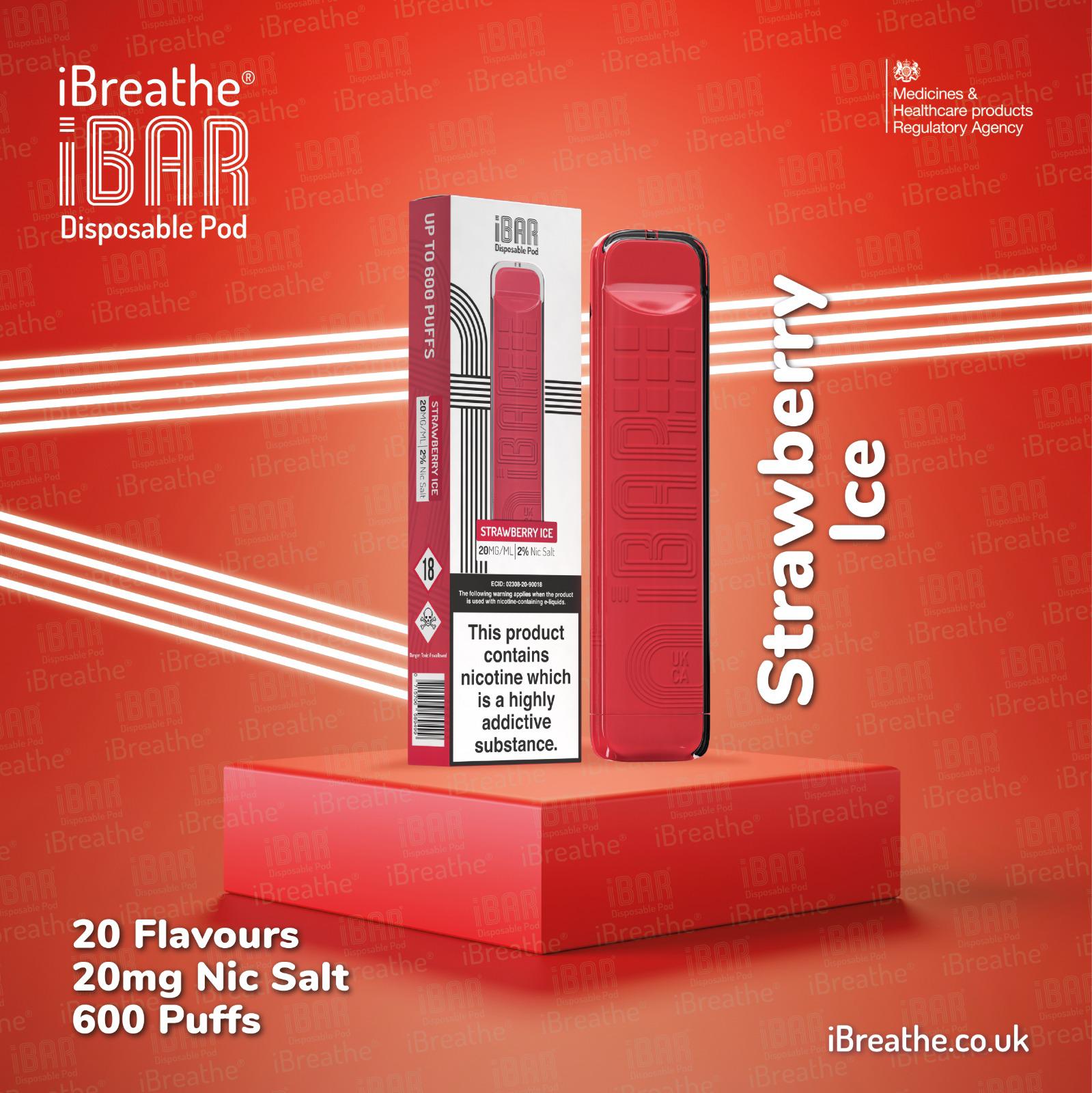 i-Breathe i-Bar Disposable Pod / UK Vape world