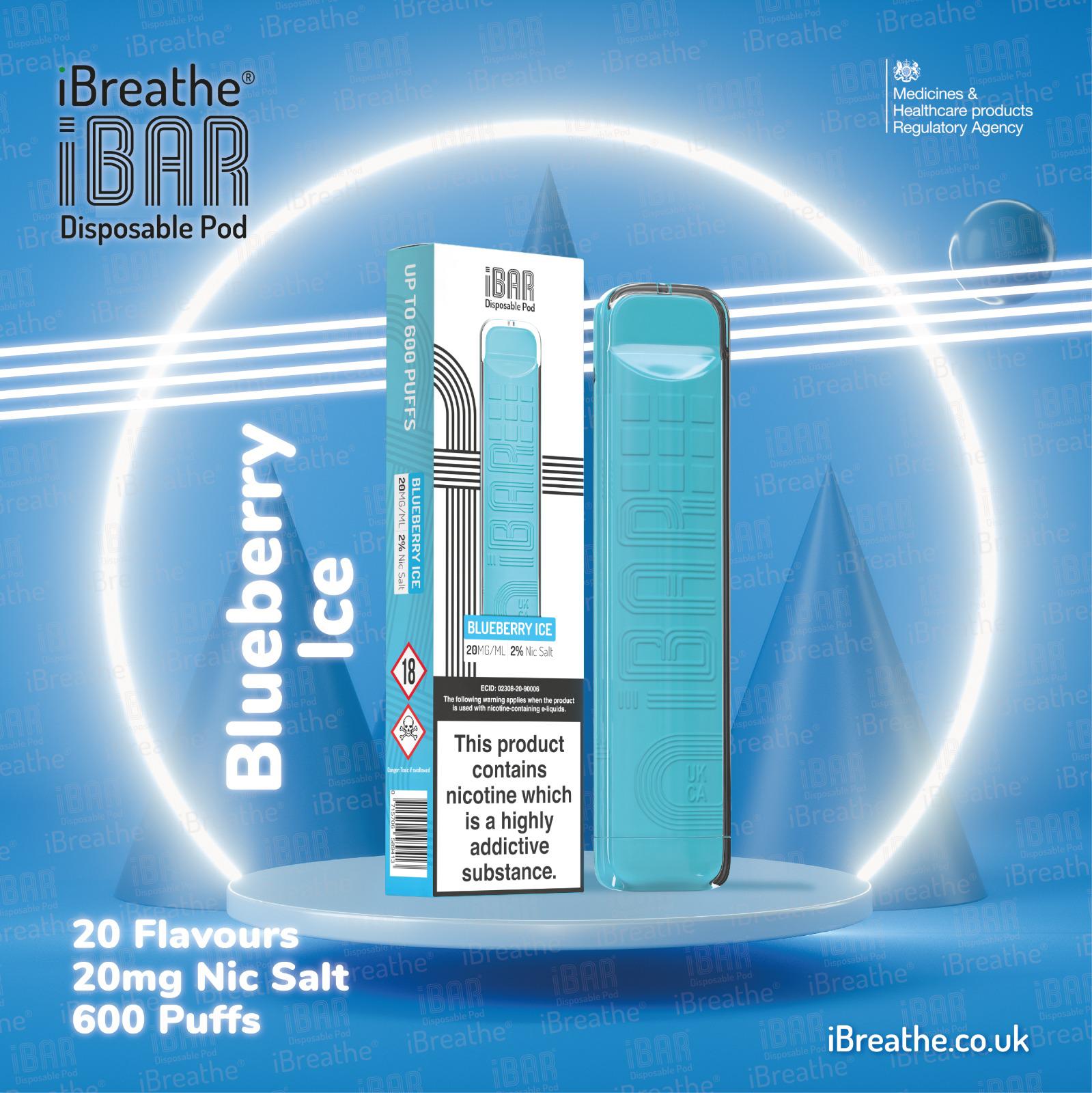 i-Breathe i-Bar Disposable Pod / UK Vape world