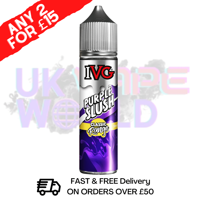 Purple Slush IVG Shortfill Juice 50ML Eliquid - CLASSICS RANGE - ANY 2 FOR £15 - UK Vape World
