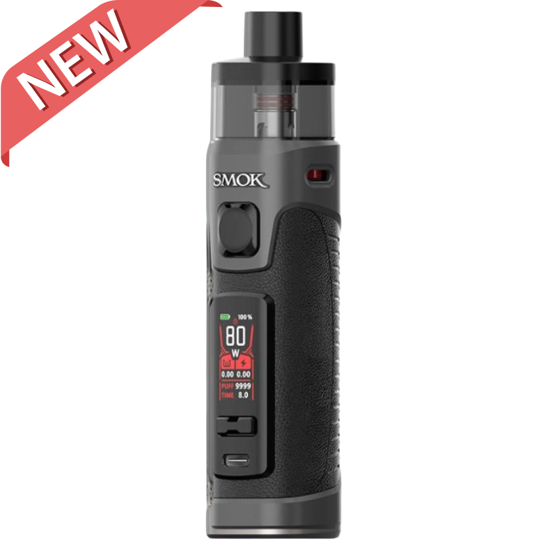 RPM 5 Pro Pod Vape Kit By Smok - Black Leather - UK Vape World