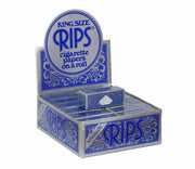 Rips King Size Blue Cigarette Papers Roll Full Box 24 Rolls | UK Vape World