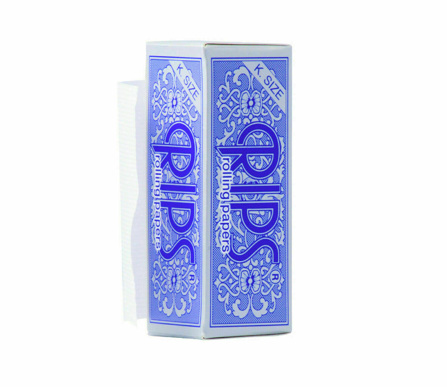 Rips King Size Blue Cigarette Papers Roll Full Box 24 Rolls | UK Vape World