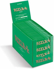 Rizla Standard Green Cigarette Rolling Papers A box of 100 booklets - Rizla Regular | UK Vape World