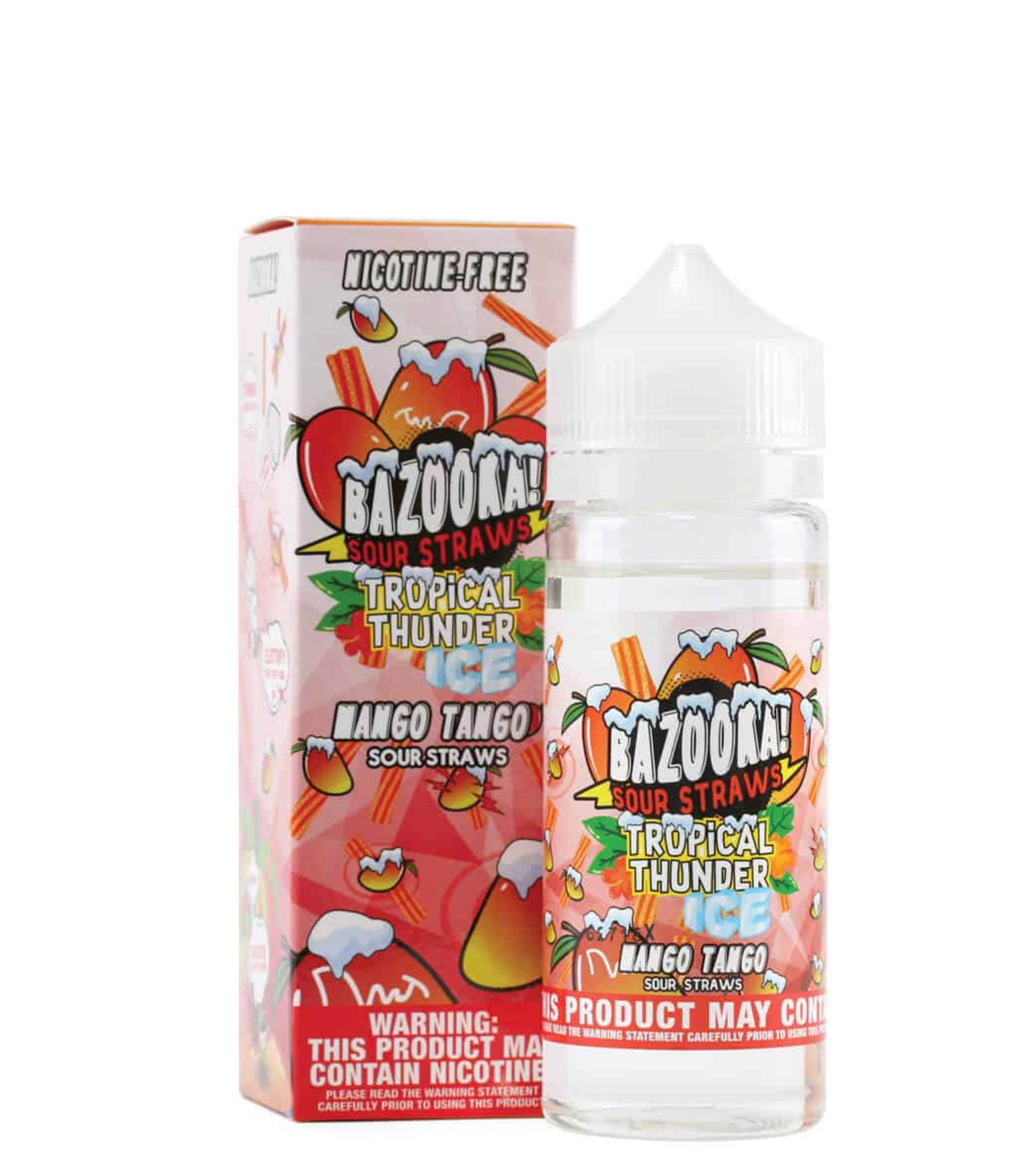 Vape Juice With Nicotine Bazooka Sour Straws Vape E-Liquid: 30 ML Bazooka  Vape Price