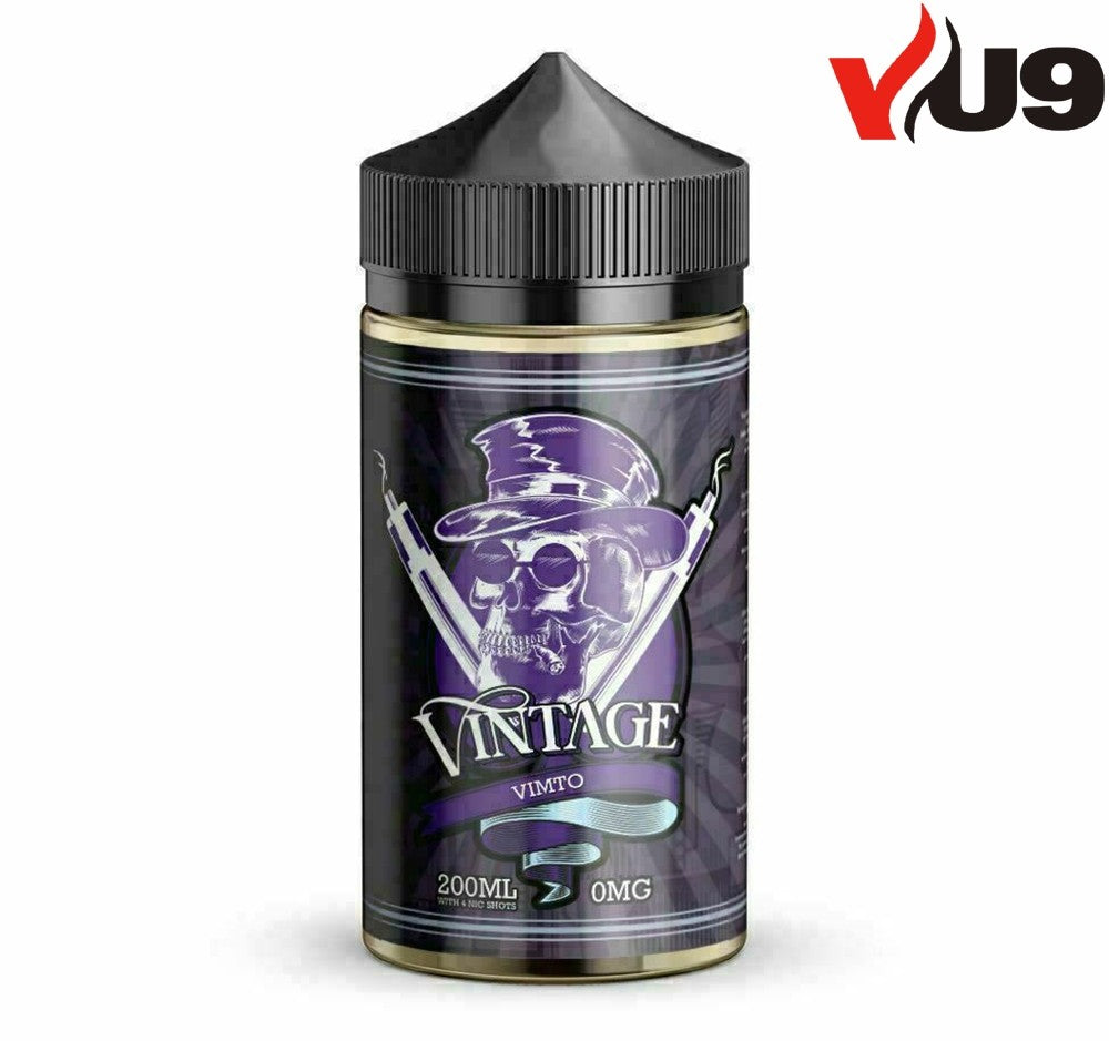 VINTAGE PREMIUM E-LIQUID 200ml E JUICE VAPE JUICE FLAVOUR OIL - UK VAPE WORLD